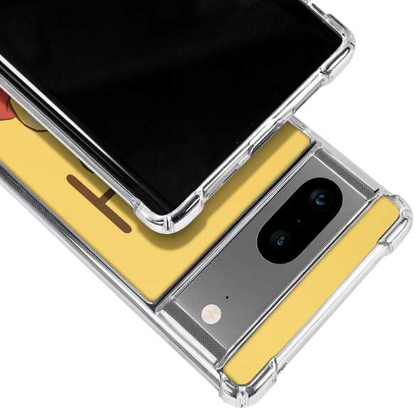 Skinit Clear Phone Case Compatible with Google Pixel 8a - Officially Licensed Disney Winnie The Pooh Portrait Design