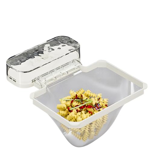 [pronala]三角コーナー 強力吸盤式水切りネットホルダー 生ごみ受け50枚同梱 折りたたみ式省スペース設計 排水溝 ゴミ受け シンク掃除効率化 キッチン便利グッズ 洗える素材 台所 シンク用 ゴミ受け 取外し簡単 排水口臭気防止 詰まり防止