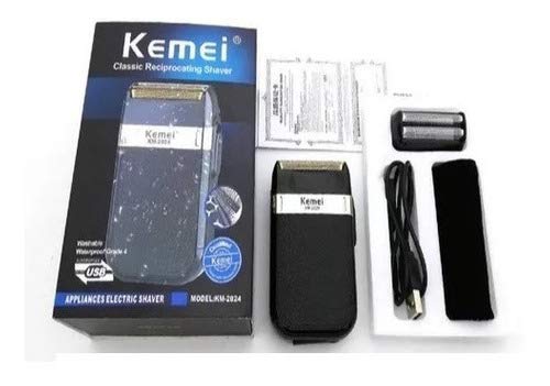 Maquina Barbeador Kemei Shaver Km-2024 Bivolt Original Top