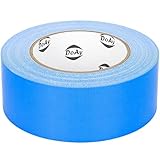 DOAY Blue Duct Tape 2 Inches x 40 Yards - Heavy Duty, Bright Color, Waterproof, Easy to Tear - Great for DIY, Repairs, Industrial, Professional Use, Indoor & Outdoor Use