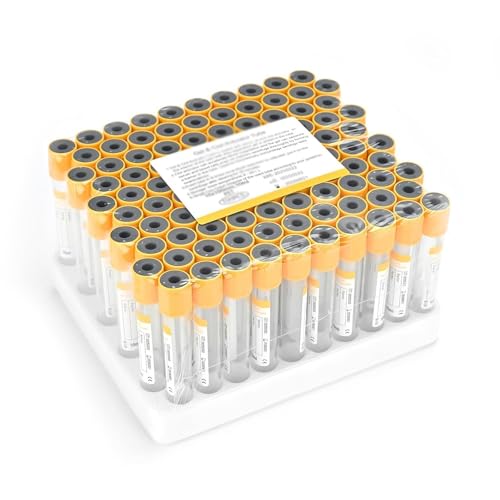 Blutentnahmeröhrchen mit Trenngel und Gerinnungsbeschleuniger - 100 Einwegröhrchen für Serum und PRP-Zubereitung