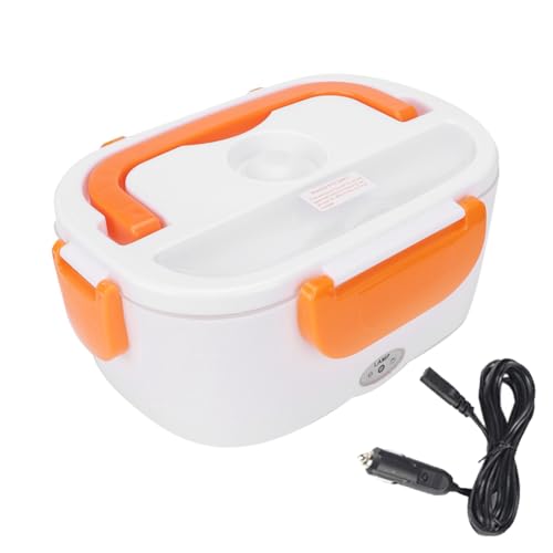 Joyzan 12V Mini Car Electric Lunch Box Food Heater, 3 in 1 Heater Warmer Portable Microwave Thermal Oven Fast Heating Picnic Leak Proof for Truck Office Home Travel Camping Cooking Adults 40W
