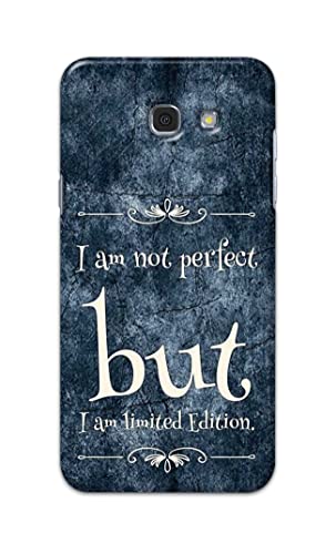 Image of Printed Hard Back Cover Case for Samsung Galaxy A7 2017 Back Cover (I Am Not Perfect I Am Limited Edition) -1803