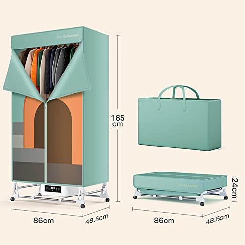 Secador DoméStico DobráVel EléTrico PortáTil DobráVel De 2600 W, Temporizador De 240 Minutos, 5 Velo