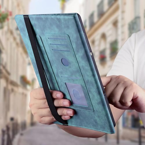 YHDXUYS Case for Samsung Galaxy Tab A 10.1 2019 (SM-T510/T515), Slim PU Leather Folio Cover with Multi-Angle Stand and Pen Holder, Light Green by YHDXUYS - Image 8