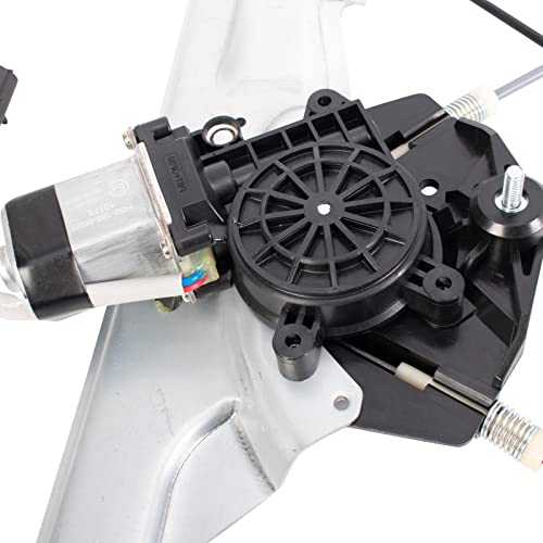 Image of TRQ Front Right Power Window Motor & Regulator Compatible with 14-19 Silverado GMC Sierra