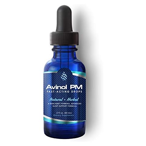 Avinol PM Sleep Drops - Extra Strength Natural Sleep Aids Cover