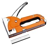 Edward Tools Harden Heavy-Duty Staple Gun – Fine Steel, Chrome Handle – Fits 4-8mm (5/32