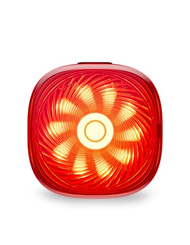 iGPSPORT TL50 Luz Trasera Bicicleta, Recargable por USB-C, con Sensor de Freno, 1.2 km Luz Bicicleta Trasera, 6 Modos de Luz, IPX7