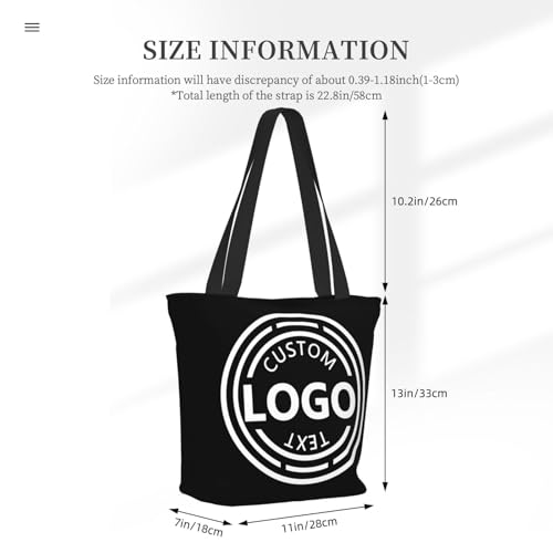 Bulk Custom Tote Bags con Logo para Mujeres miniatura 6