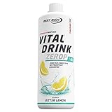 Best Body Nutrition Vital Drink ZEROP® - Bitter Lemon, Original Getränkekonzentrat - Sirup - zuckerfrei, 1:80 ergibt 80 Liter Fertiggetränk, 1000 ml