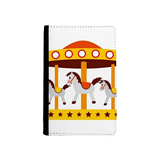 Porte-monnaie carrousel Amusement Park avec compartiments cartes et fermeture zippée sécurisée