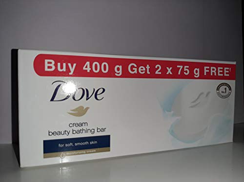 Image of Dove Cream Beauty Bathing Bar Buy 400 g Get 2*75 g Soap Free