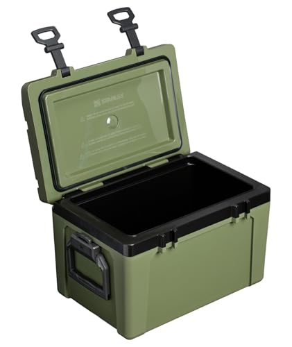 Image of Stanley Adventure Outdoor Cooler 24 qt | Heavy Duty Outdoor Camping Cooler with Easy Carry Handle | BPA-Free | Dried Pine
