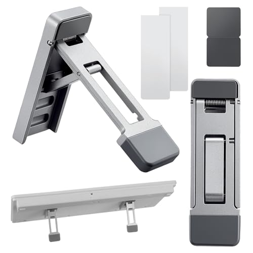 Sorcristy 2PCS Przenośny składany stojak na klawiaturę na biurko, mini składane nóżki do laptopa z antypoślizgowymi podkładkami, trójkątny składany uchwyt na klawiaturę dla większości klawiatur