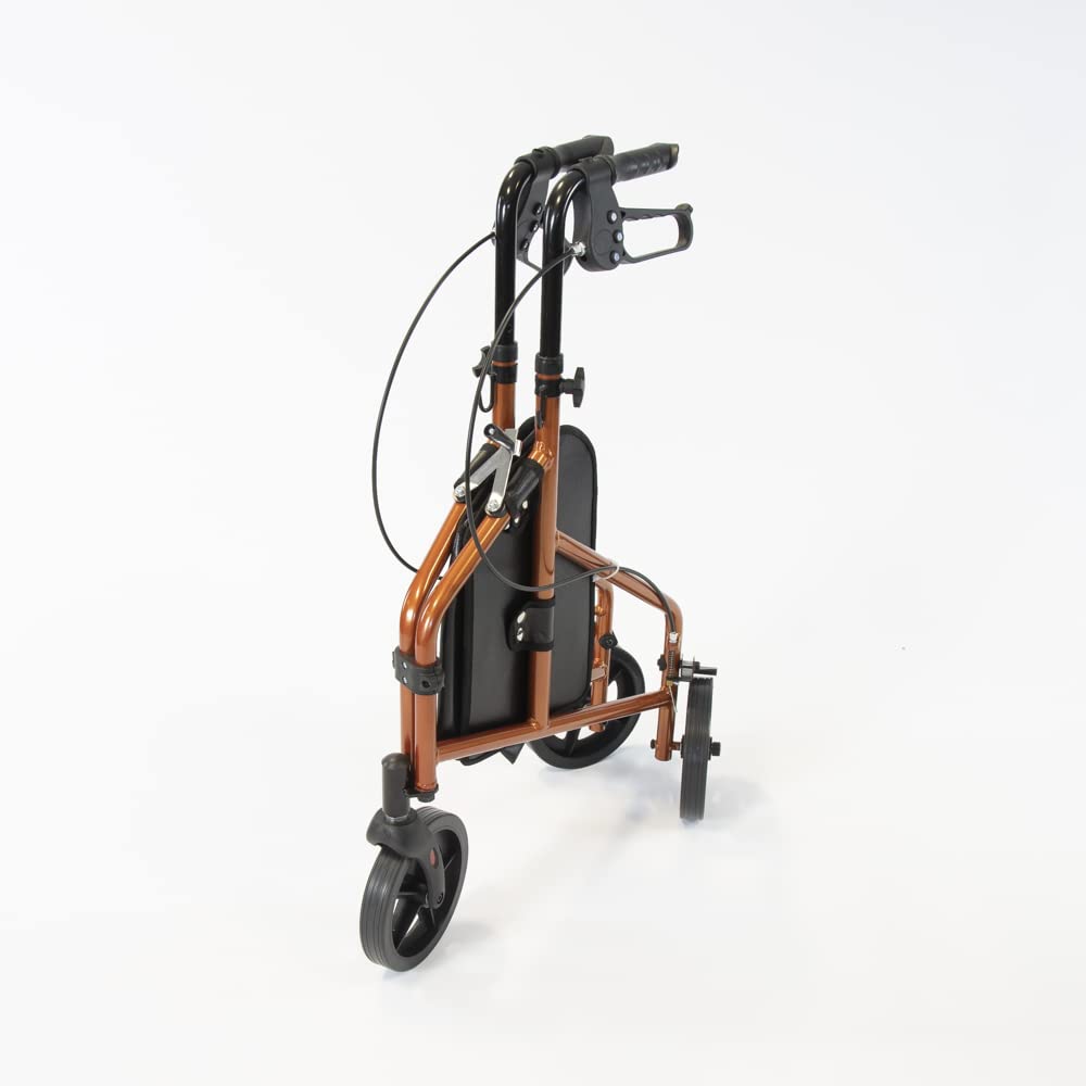 NRS 3 ruote Alumnium Rollator Arancione