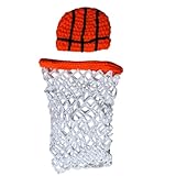 Veemoon Traje de Disfraz para Recién Nacido en Punto de Hilo de Algodón, Conjunto de Ropa de Red Diseño de Baloncesto en Colores Variados, Adecuado para Sesiones Fotográficas y Accesorios