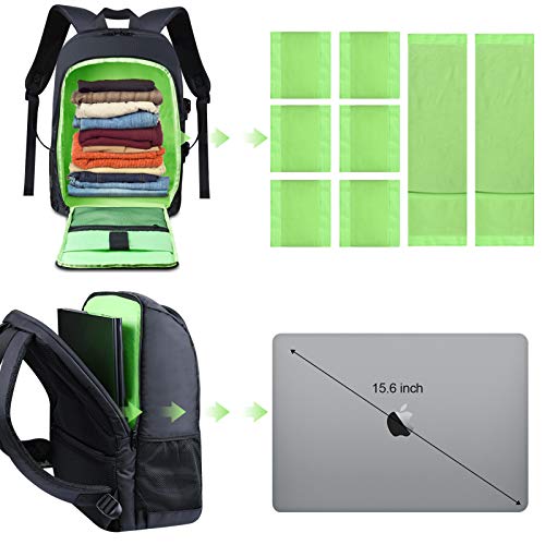 Estarer SLR/DSLR Camera Backpack Waterproof for Nikon Canon Sony Digital Lens GoPro Accessories DJI Mavic Drone 15.6" 15”Laptop w/Rain Cover Photographyer Camera Bag - Thumbnail 6
