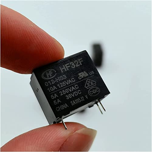 Relé HF32F-012-HS3-5A placa circuito impreso y módulo de bricolaje electrónico 4 pin 5 unidades 3