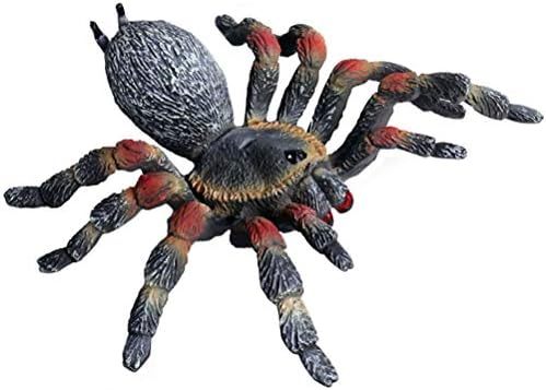 FLORMOON Realistic Animal Figures - Spider Action Model Lifelike Insect Toy Figures - Educational Learning Toys Birthday Set for Boys Girls Kids Toddlers (Black)