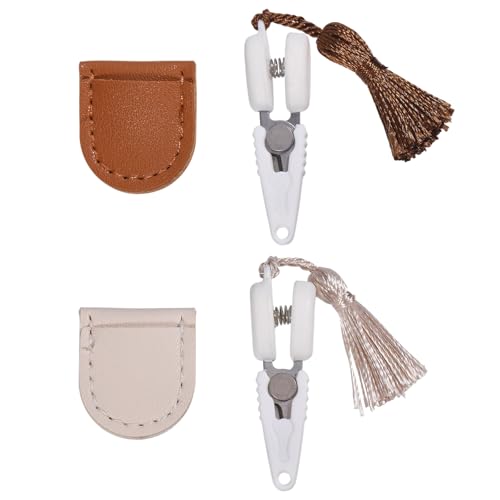 FREEBLOSS Mini Sewing Scissors Set with Leather Case