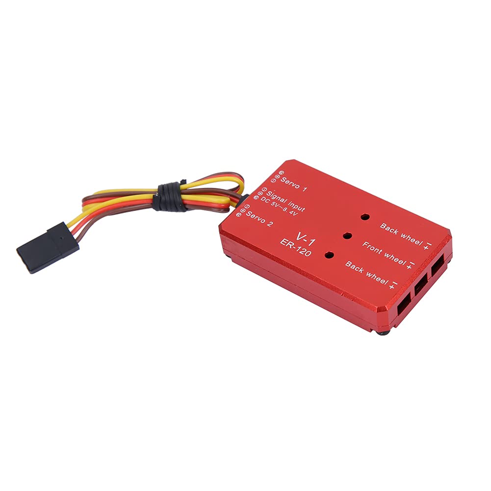 JP Hobby ER-120 Elektrisches Einziehfahrwerk, 27 x 80 x 22 mm/1,1 x 3,1 x 0,9 Zoll Legierung, elektrisch einziehbarer Controller für Starrflügelflugzeug-RC-Zubehör (Ausziehbare Basis + Controller)