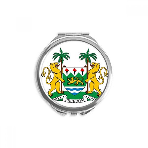 Miroir de maquillage Sierra Leone rond de poche