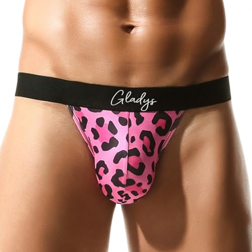 Custom Men’s Sexy Thong, Personalized Elastic & Smooth Low-Rise Panties, Comfortable & Erotic Ice Silk G-String3