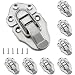 HOME MASTER 2 Pack Duckbilled Hasp Latches - Oil Rubbed Bronze Finish For Jewelry Box, Chest, Cabinet - View #2