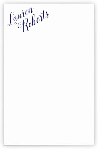 Personalized Notepad for Women, Calligraphy Style notepads, Personalized Notepad Set, Personalized Notepad with Calligraphy, Letter Writing Paper,