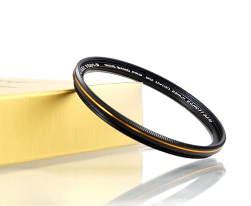 Image of Fotasy 52mm Ultra Slim UV Protection Lens Filter, Nano Coatings MRC Multi Resistant Coating Oil Water Scratch, 16 Layers Multicoated 52mm UV Filter