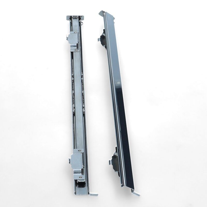 LUTH Premium Profi Parts Teleskopauszugset 1fach für Backblech Rost kompatibel mit Whirlpool Bauknecht Ignis 481010764710 Slv241 in Backofen