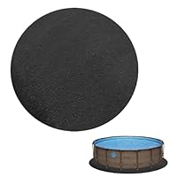 KQWVZ Pool Unterlage Outdoor, 370cm Pool Unterlegmatte, Pool Bodenplane Runden, Faltbarer Bodenschutzmatte Pool, Wasserabsorbierende Filzmatte, Poolmatten Schutzboden für Easy Set & Frame Pools