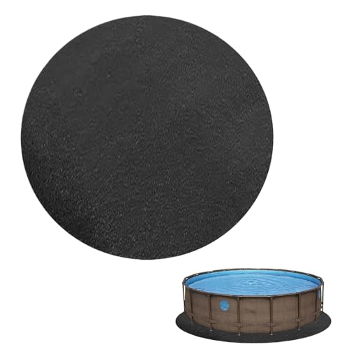 KQWVZ Tapis De Sol De Piscine, 370 cm Tapis de Sol Piscine Ronde, Rond Tapis Piscine Hors Sol, Pliable Tapis de Sol pour Piscine Ronde,Tapis Piscine...