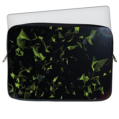 Image of TheSkinMantra Chain Laptop Sleeve Bag Compatible with Laptop /Macbooks /Chrombook /Notebook /Zbook (13.3 Inch [Chain], Polygon Art)