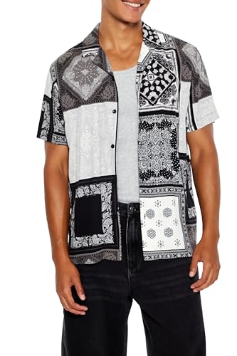 Chemise homme en rayonne colorblock idéale pour vos sorties