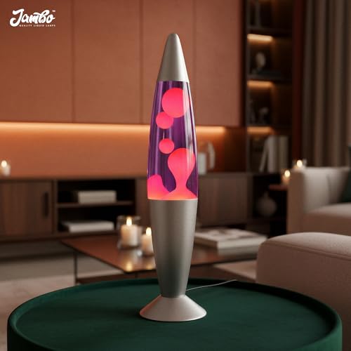 Image of 16-Inch Motion Lamp with Pink Wax and Purple Liquid