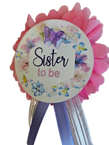 Image of Butterfly Theme Baby Shower or Pregnancy Announcement Party Favors, Baby Shower Decorations, Baby Shower Invitations, Baby Shower Invites, Baby Shower Gifts (sister pin)