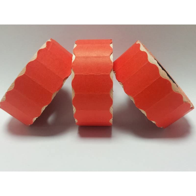 Gato CT4 26mm x 12mm Sato Kendo 26 / Samark 26 Price Gun Labels Red 10 Rolls 15,000 Labels