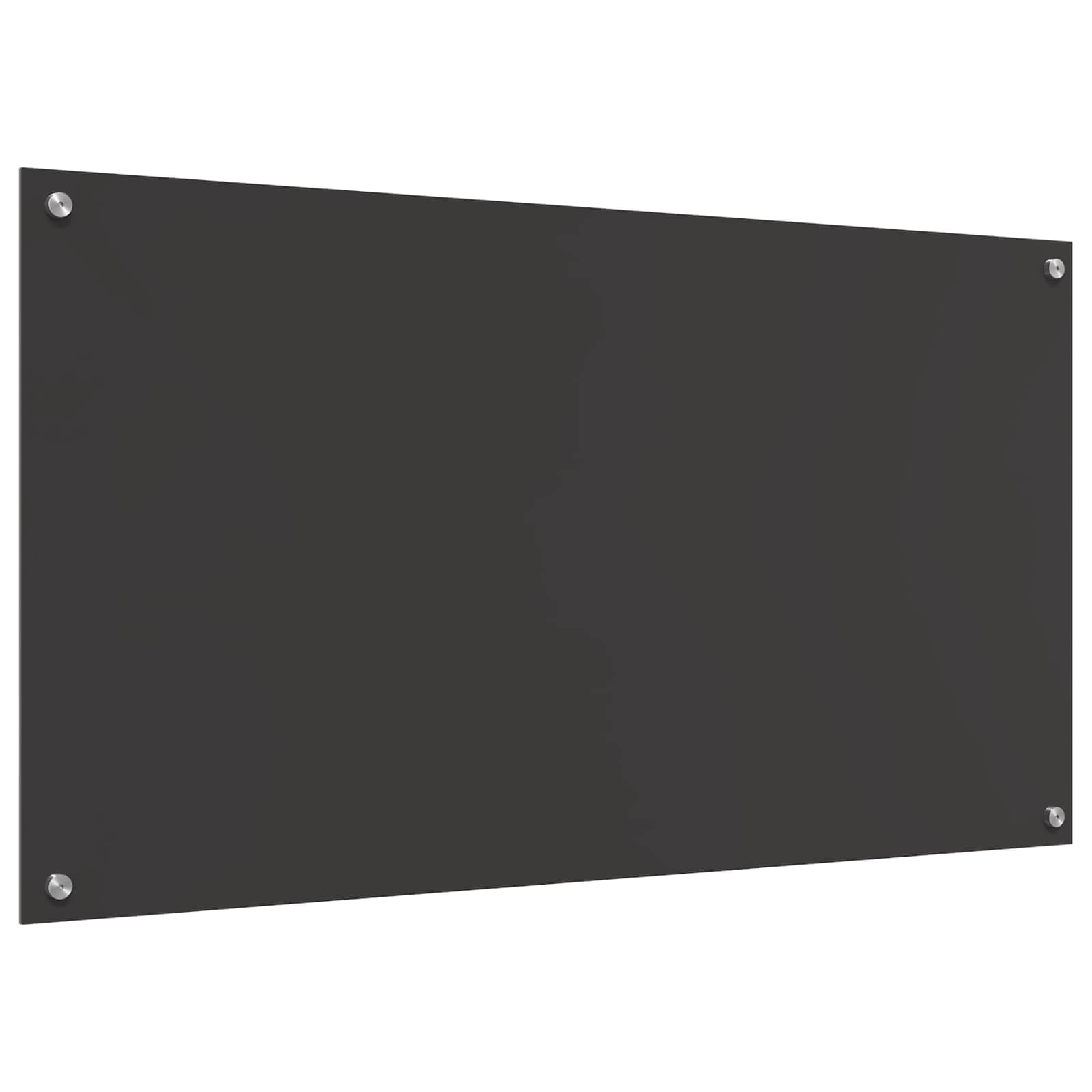 Solivagant Küchenrückwand Dunkelgrau 110 x 60 cm Gehärtetes Glas, Küche Esszimmer,Küchenhelfer -utensilien, 10.9 kg-42001312