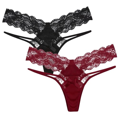 Cocila Novia Lencería Lencería Sexy Tangas Transparente Transpirable Ropa Interior de Mujer Bragas Calzoncillos Íntimos de Encaje Conjuntos Dormir Picardias Mujer Sexy Eroticas (001-E, S)