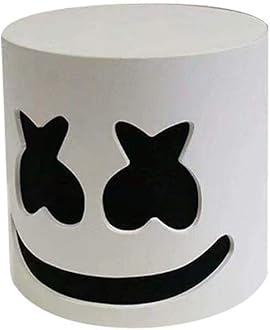 Candora DJ Mask Full Head Helmet Halloween Cosplay Mask Bar Music Props