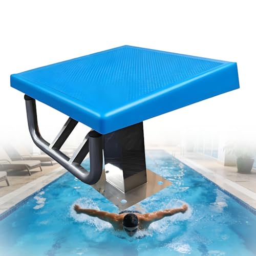 Plataforma de buceo resistente para competición y entrenamiento, capacidad de 140 kg con accesorios para piscinas privadas y de estadio