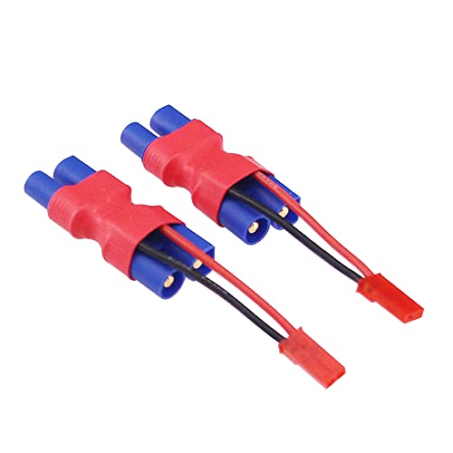 3 conectores EC3 macho a hembra con cable JST 5 cm miniatura 4