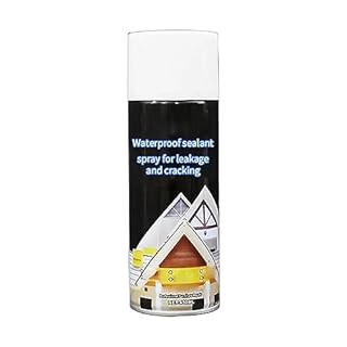 450ml Waterproof Leak Stopping Spray for Leakage And Cracking Weather Resistance Sealant Spray (Black)