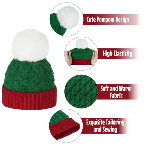 Century Star Baby Christmas Hat Knit Santa Hat Winter Baby Boy Girl Christmas Xmas Newborn Toddler Kids Christmas Beanie2