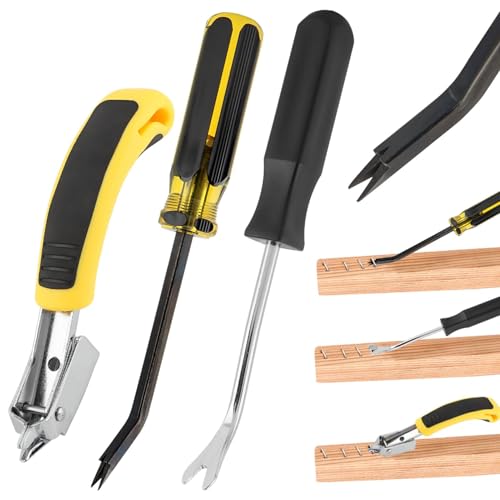 3PCS Heavy Duty Staple & Tack Remover Tool Set