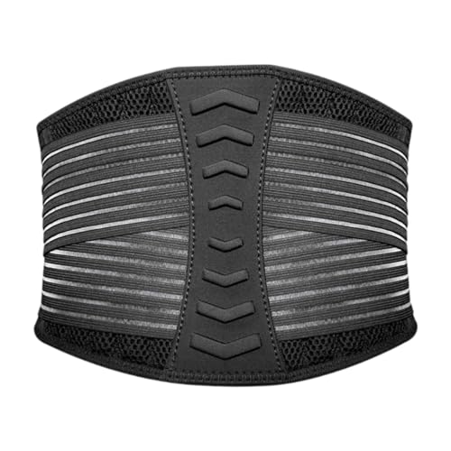 Oshhni de cintura Tirmer de cintura Belinización de soporte lumbar de la espalda baja transpirable para al aire libre Pilates de levantamiento de, L to Xl