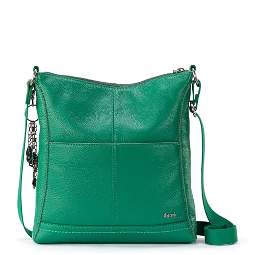 The Sak Lucia Crossbody in Leather, Adjustable Crossbody Strap, Clover Stitch4