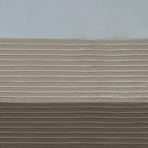 Madison Park Amherst Single Panel Faux Silk Rod Pocket Curtain With Privacy Lining For Living Room, Window Drape For Bedroom And Dorm, 50X84, Blue #TOP6